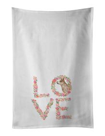 NEW Red Australian Cattle Dog Love Kitchen Towel Set of 2 White Dish Towels Decorative Bathroom Hand towel for Hand, Face, Hair, Yoga, Tea, Dishc