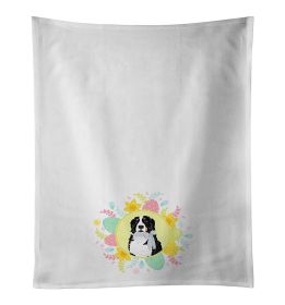 NEW Bernese Mountain Dog #3 Easter Kitchen Towel Set of 2 White Dish Towels Decorative Bathroom Hand towel for Hand, Face, Hair, Yoga, Tea, Dishc